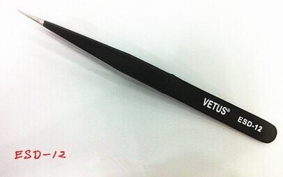 Антистатический пинцет ESD-12