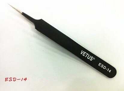 Антистатический пинцет ESD-14