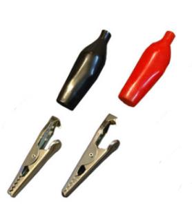 Зажим крокодил 45мм, красный