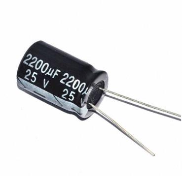 Электролитический конденсатор  25В 2200мкФ  13*20мм