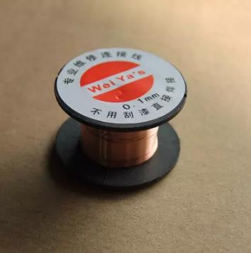 Медная проволока для пайки 0.1мм, катушка 11,5м