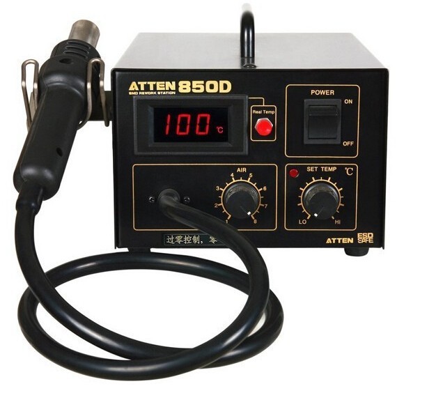 Термовоздушная паяльная станция с дисплеем 850