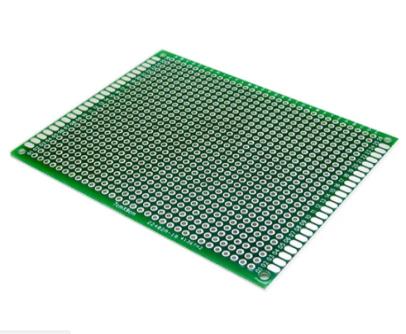 Двухсторонняя печатная плата 7*9см, шаг 2.54мм