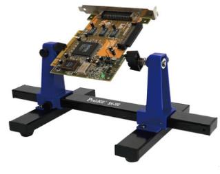 Держатель печатных плат с регулировкой SN-390 (макс. размер платы: 20x14 см, толщина платы: 1.2/1.8/2.0/3.0 мм, размеры: 30x16.5x12.5 см)