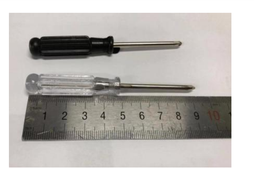 Прозрачная крестовая отвертка M3