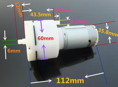 Воздушная помпа 555 12В