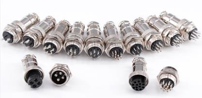 Авиационный разъём GX20 4-контактный, папа