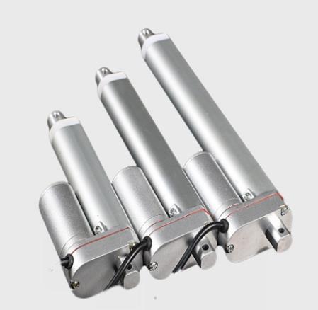 Линейный актуатор 12В, длина хода 500мм, скорость движения 7мм/с, усилие 1000Н