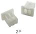Штекерный корпусной разъем 2P (1.25 мм, белый, пластик, 2 контакта, male)