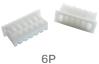 Штекерный корпусной разъем 6P (1.25 мм, белый, пластик, 6 контактов, male)