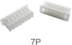 Штекерный корпусной разъем 7P (1.25 мм, белый, пластик, 7 контактов, male)
