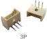 Гнутый игольчатый разъем 3P (1.25 мм, 3 контакта, изогнутый)