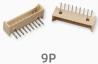Гнутый игольчатый разъем 9P (1.25 мм, 9 контактов, изогнутый)