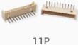 Гнутый игольчатый разъем 11P (1.25 мм, 11 контактов, изогнутый)