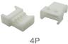 Корпусной разъем 4P female (1.25 мм, белый, пластик, 4 контакта)