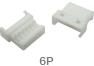 Корпусной разъем 6P female (1.25 мм, белый, пластик, 6 контактов)