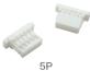 Корпусной разъем 5P male (SH1.0 мм, белый, пластик, 5 контактов)