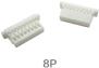 Корпусной разъем 8P male (SH1.0 мм, белый, пластик, 8 контактов)