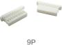 Корпусной разъем 9P male (SH1.0 мм, белый, пластик, 9 контактов)