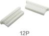 Корпусной разъем 12P male (SH1.0 мм, белый, пластик, 12 контактов)