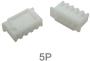 Корпусной разъем XH2.54 5P male (2.54 мм, белый, пластик, 5 контактов)