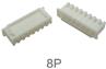 Корпусной разъем XH2.54 8P male (2.54 мм, белый, пластик, 8 контактов)