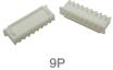 Корпусной разъем XH2.54 9P male (2.54 мм, белый, пластик, 9 контактов)