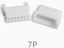 Корпусной разъем XH2.54 7P female (2.54 мм, белый, пластик, 7 контактов)