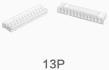 Корпусной разъем PH2.0 13P male (2.0 мм, белый, пластик, 13 контактов)