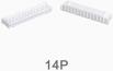 Корпусной разъем PH2.0 14P male (2.0 мм, белый, пластик, 14 контактов)