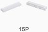 Корпусной разъем PH2.0 15P male (2.0 мм, белый, пластик, 15 контактов)