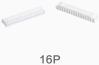 Корпусной разъем PH2.0 16P male (2.0 мм, белый, пластик, 16 контактов)