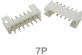 Прямой штыревой разъем PH2.0 7P (2.0 мм, 7 контактов, прямой)