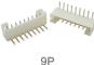 Гнутый штыревой разъем PH2.0 9P (2.0 мм, 9 контактов, изогнутый)