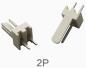 Прямой штыревой разъем KF2510 2P (2.54 мм, 2 контакта)
