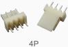 Прямой штыревой разъем KF2510 4P (2.54 мм, 4 контакта)