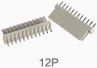 Прямой штыревой разъем KF2510 12P (2.54 мм, 12 контактов)