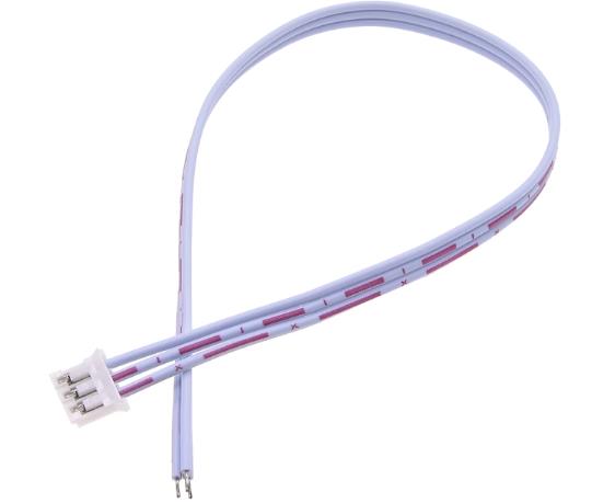 Односторонний коннектор PH2.0 3P Female (красный и белый провод, 1007 26AWG, 30 см)