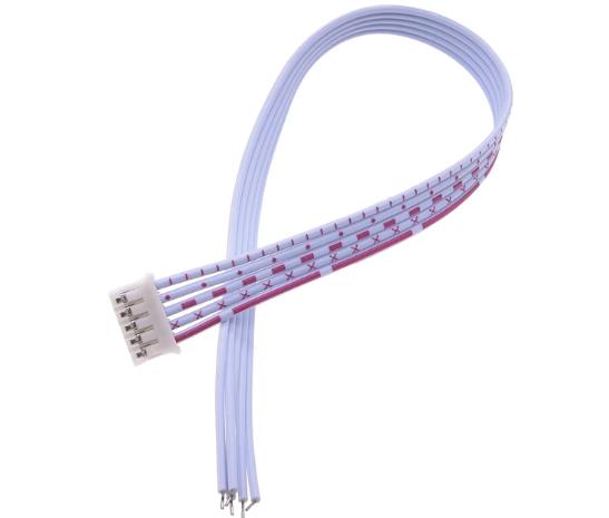 Односторонний коннектор PH2.0 5P Female (красный и белый провод, 1007 26AWG, 30 см)