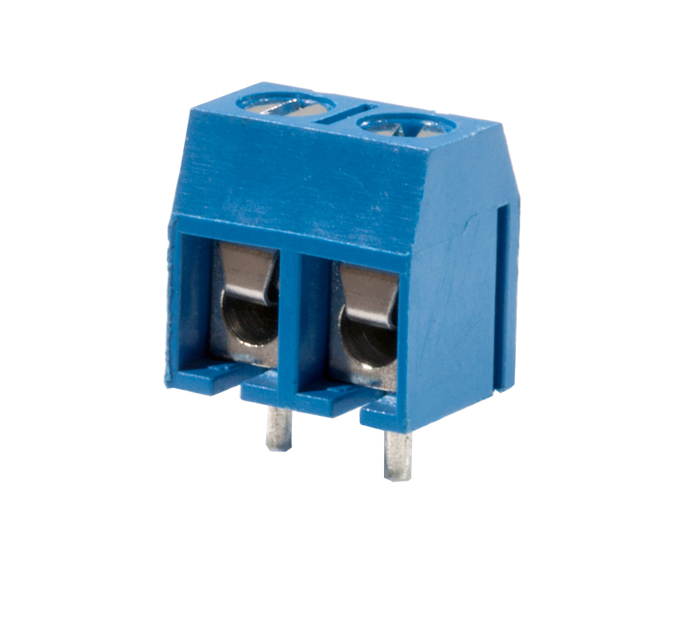 Клеммник винтовой 2к.,5мм (DG301-5.0-02P)