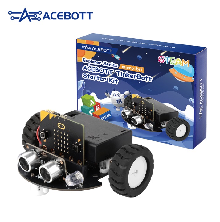 2-колесный умный робот с платой micro:bit