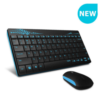 Клавиатура + мышь Mini Blue Black 2.4Ghz Wireless