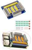 Плата расширения GPIO для Raspberry Pi 4B/3B/3B+ (с винтами)