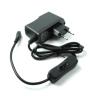Адаптер питания (Micro USB, 5V/2.5A, EU вилка, кнопка ON/OFF)