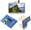 "LCD-дисплей 5"" для Raspberry Pi 4 (800x480, резистивный, HDMI)"