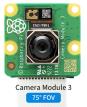 Модуль камеры Raspberry Pi 3 (SONY IMX708, 12 МП, автофокус, 75° FOV)