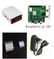 Набор 4 в 1 с одноплатным компьютером Raspberry Pi 3 B+ (E14, картонная коробка, US вилка)