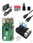 Набор с одноплатным компьютером Raspberry Pi 4B (2 ГБ) - базовый комплект (US вилка)