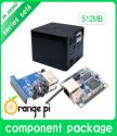 Комплект Одноплатный компьютер Orange Pi Zero (512 МБ, плата расширения, черный корпус)