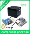 Комплект Одноплатный компьютер Orange Pi Zero (256 МБ, плата расширения, черный корпус)